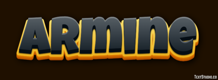 Armine Efecto de Texto