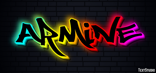 Armine Text effect