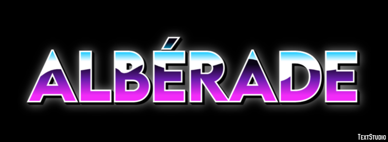 Albérade Text Effect