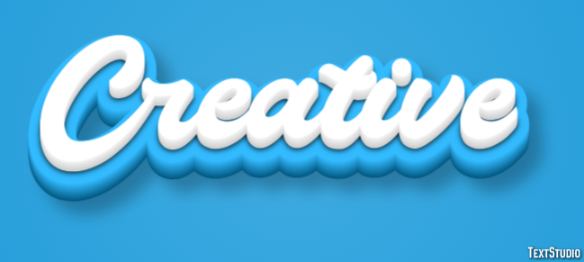 Creative Efekt tekstowy