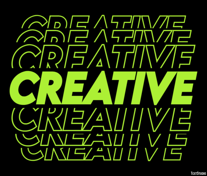 Creative Efekt tekstowy