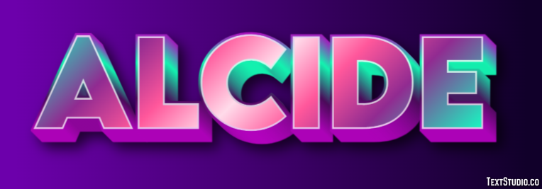 Alcide Texteffekt