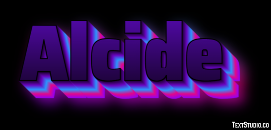 Alcide Texteffekt