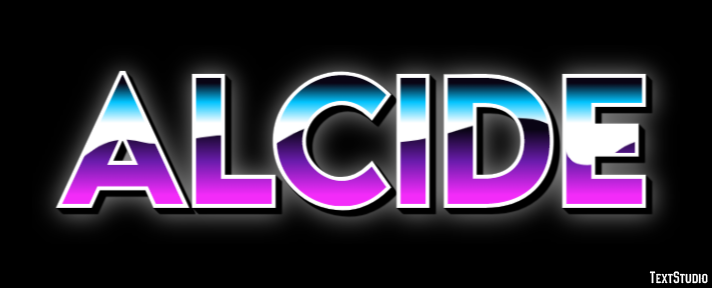 Alcide Text effect