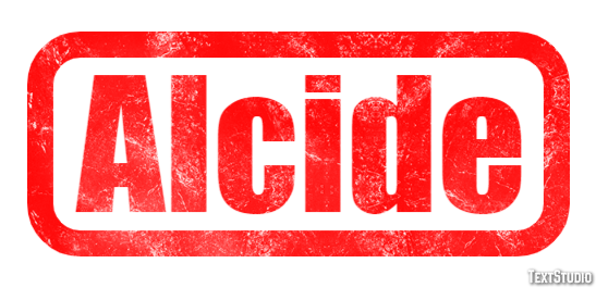 Alcide Text effect