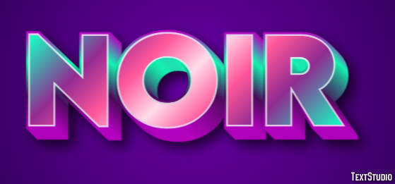Noir Effet de Texte