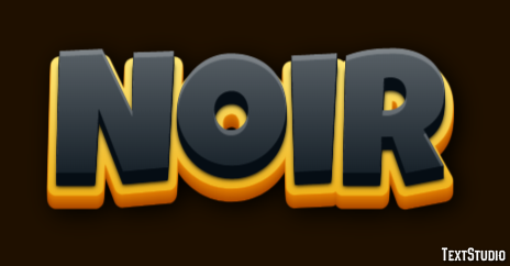 Noir Effet de Texte