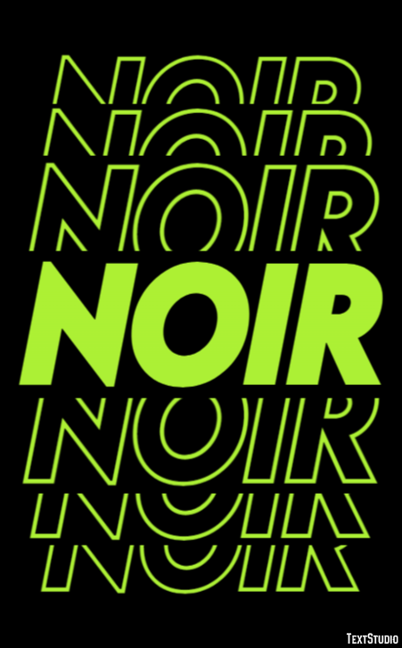 Noir Effet de Texte