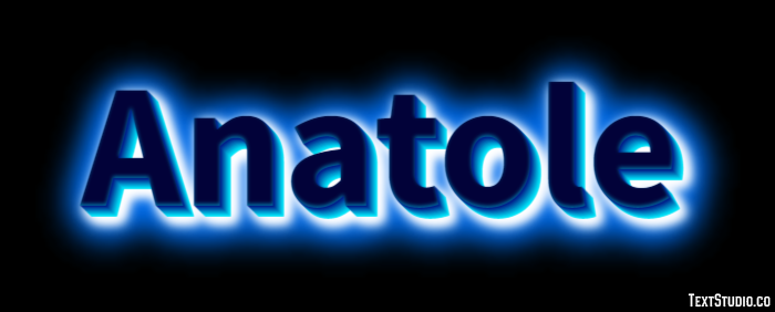 Anatole Tekst effect
