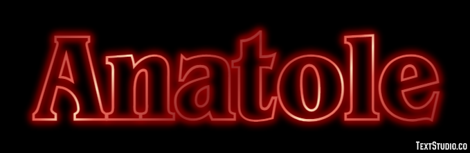 Anatole Tekst effect