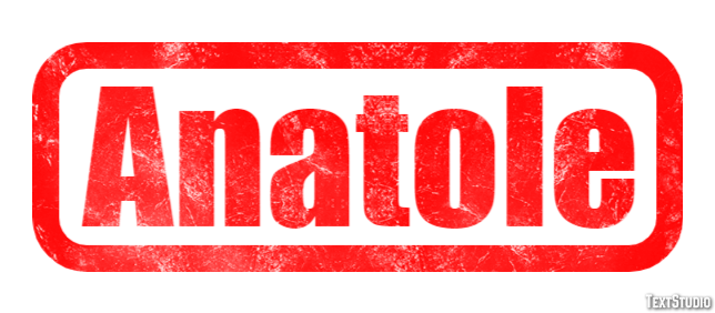 Anatole Tekst effect