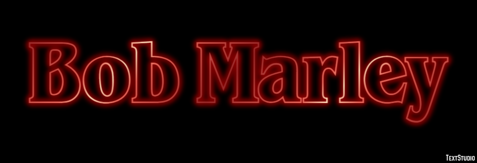 Bob Marley テキスト効果