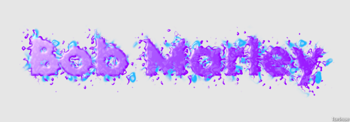 Bob Marley Text effect