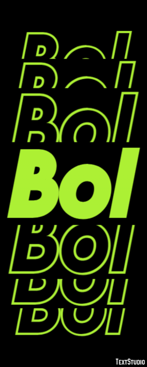 Bol Text effect
