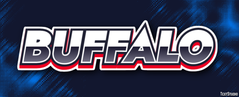 Buffalo Efekt tekstowy