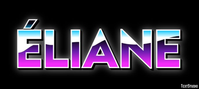 Éliane Текстовый эффект