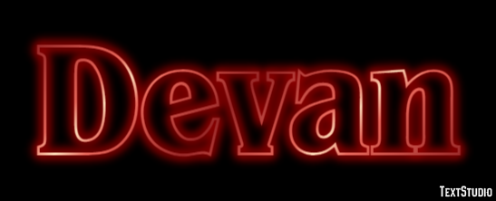 Devan Text Effect