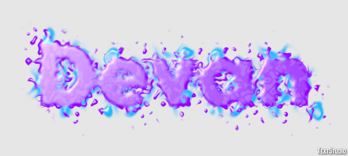 Devan Text Effect