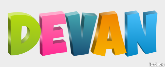 Devan Text Effect