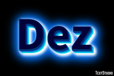 Dez Efeito de texto