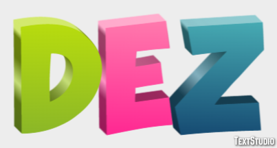 Dez Efeito do texto