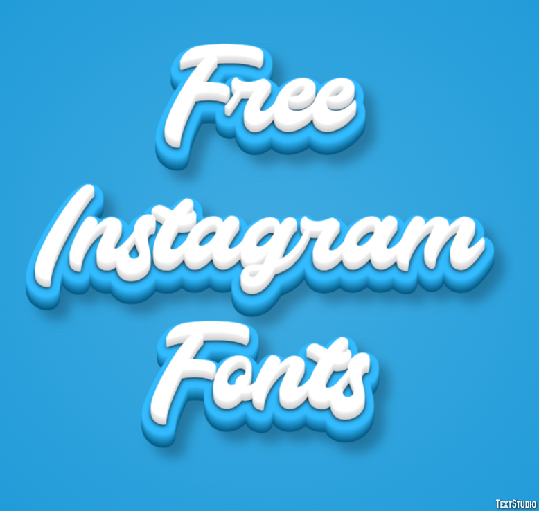 Free Instagram Fonts Efekt tekstowy