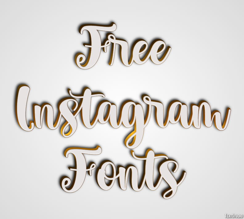 Free Instagram Fonts Efekt tekstowy