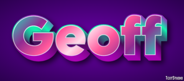 Geoff Text effect