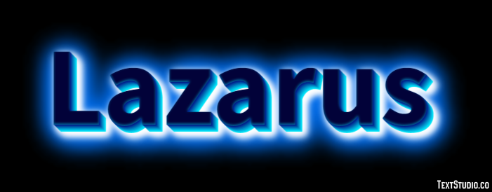 Lazarus Efeito de texto