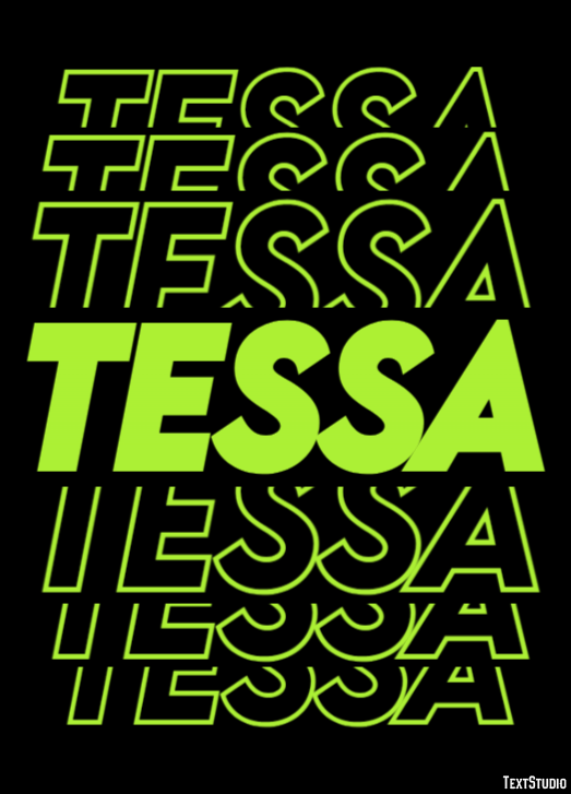 Tessa Effetto testo