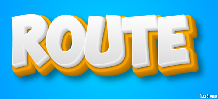 Route Effet de Texte