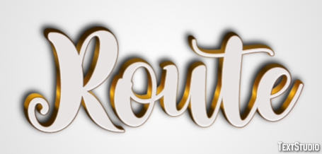 Route Effet de Texte