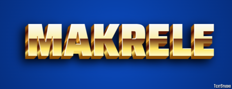 Makrele Texteffekt