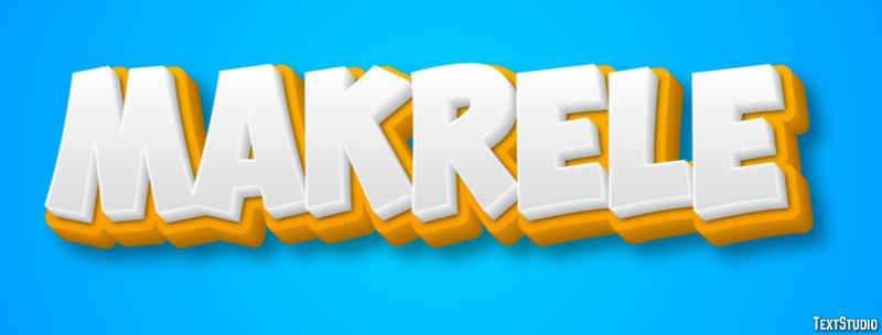 Makrele Texteffekt