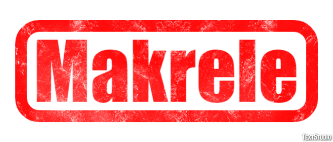 Makrele Texteffekt