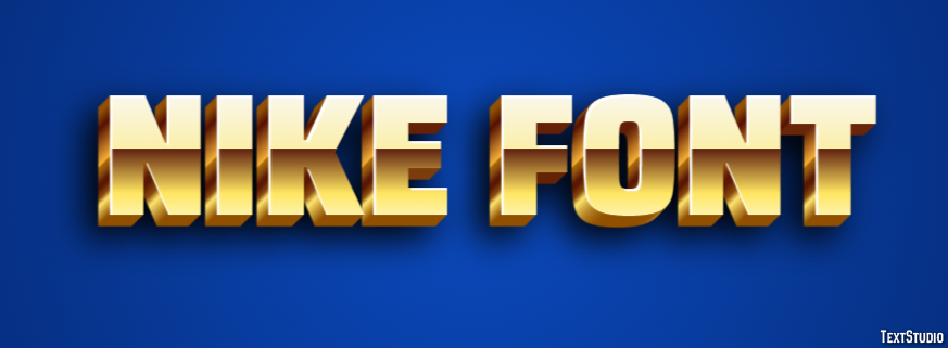 Nike Font Text Effect