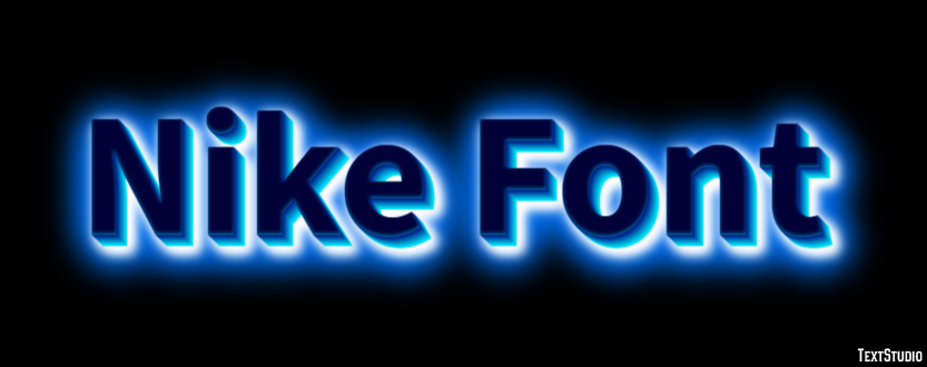 Nike Font Efekt tekstowy