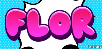 Flor Efeito do texto