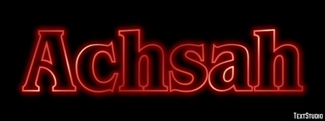 Achsah Text Effect