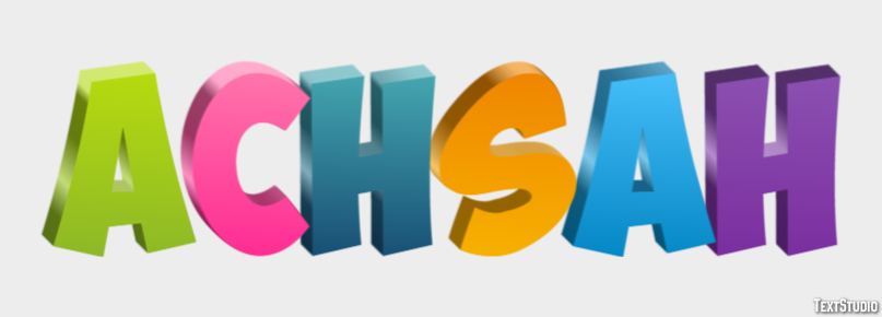 Achsah Text Effect