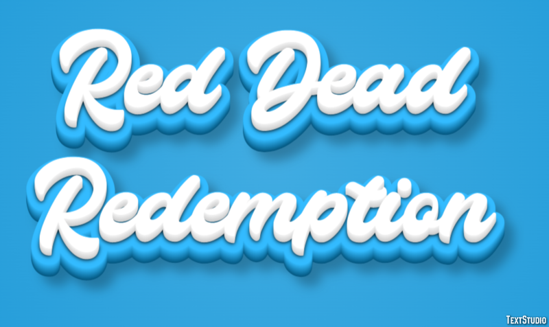 Red Dead Redemption Tekst Effect
