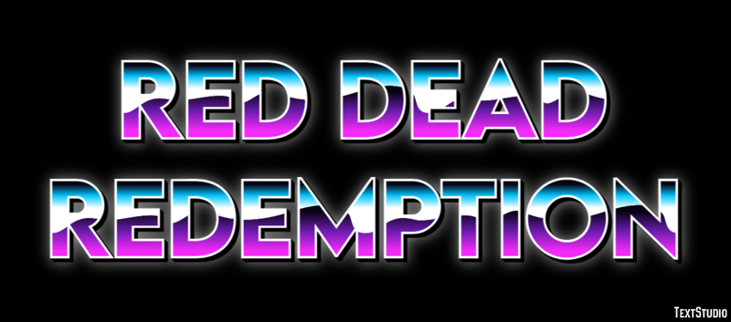 Red Dead Redemption Efecto de Texto