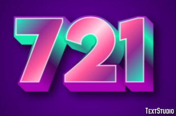 721 Metin Efekti