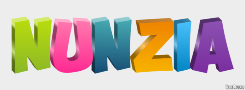 Nunzia テキスト効果