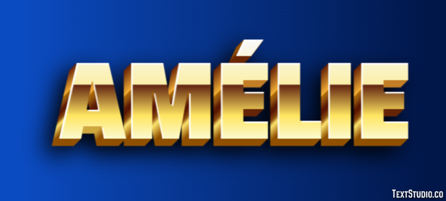 Amélie Text effect