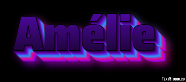 Amélie Text Effect