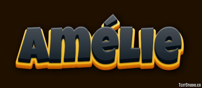 Amélie Text effect