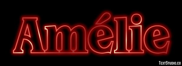 Amélie Text effect
