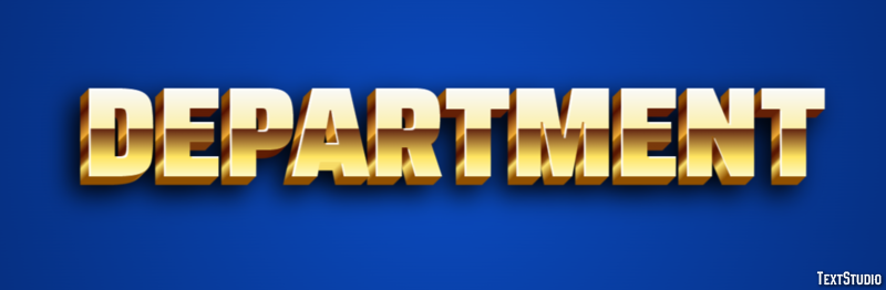 Department Text Effect