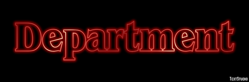 Department Text Effect